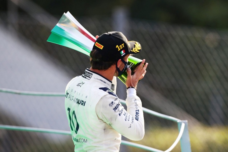 Scuderia Alpha Tauri - Pierre Gasly Podio