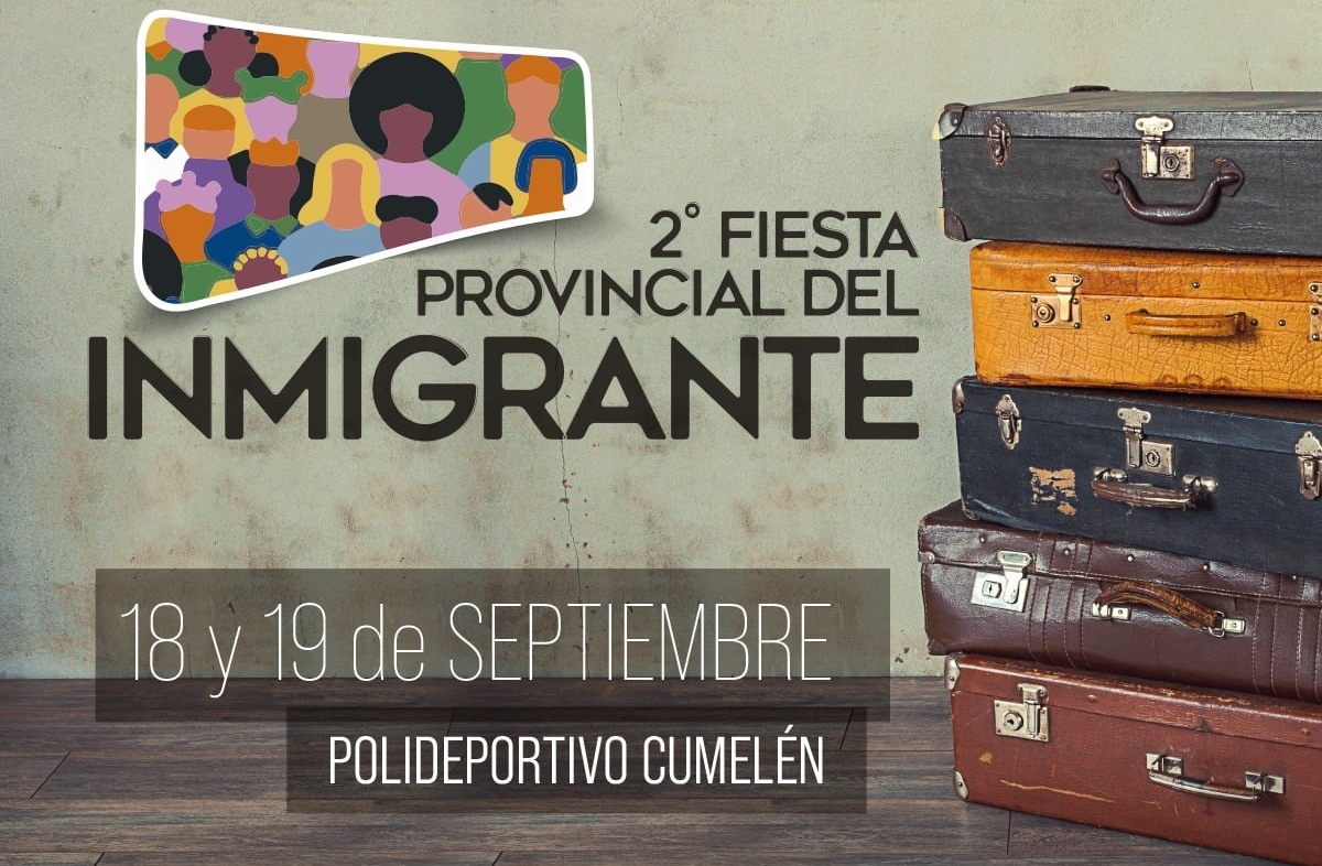 Se viene la 16º fiesta del inmigrante 2021 en Villa Regina