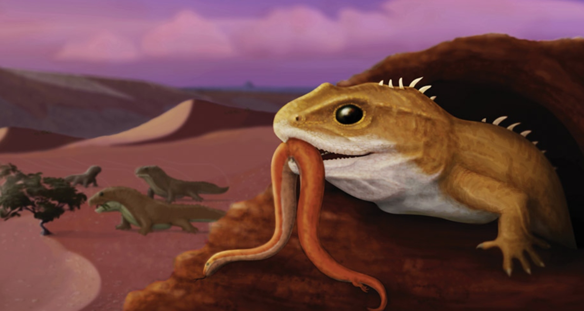 Encontraron un reptil que vivió hace 95 millones de años