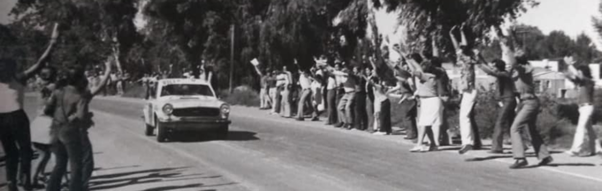 La leyenda e ídolo reginense del rally: Horacio Santángelo