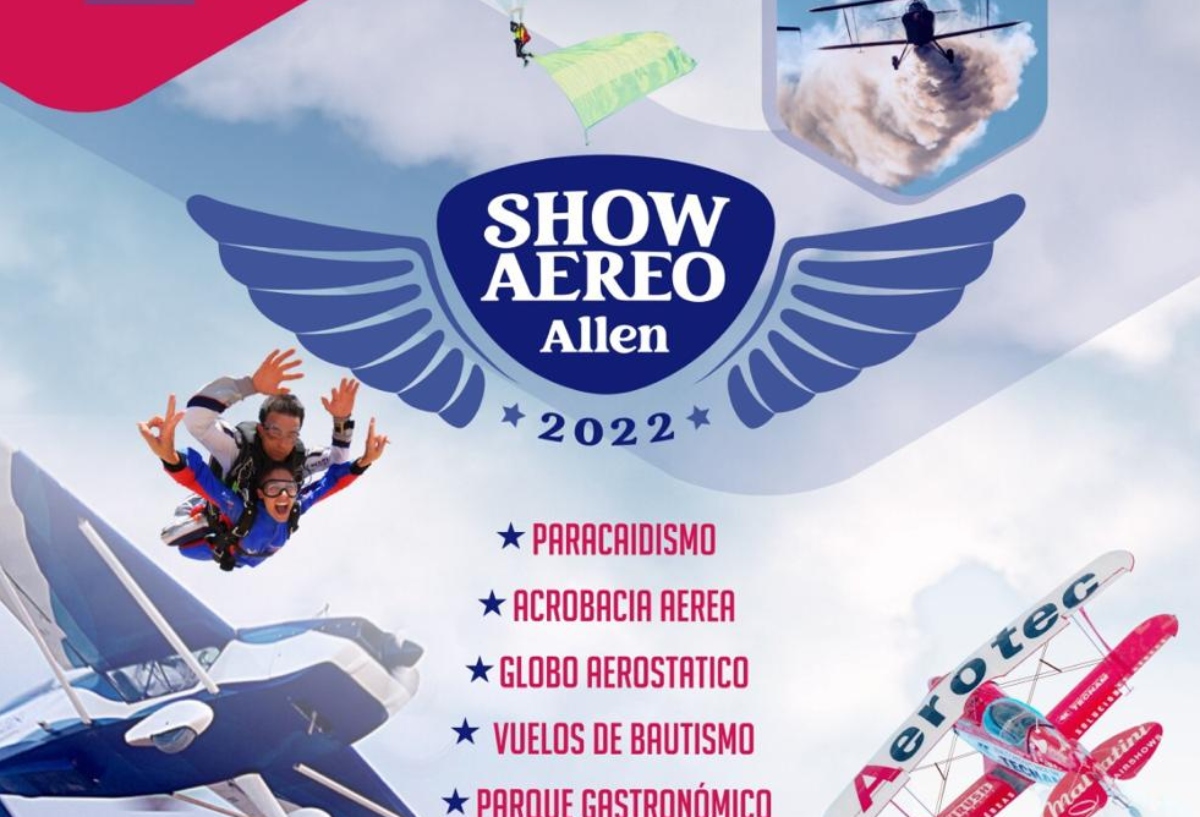 El festival aéreo más importante de la Patagonia Argentina