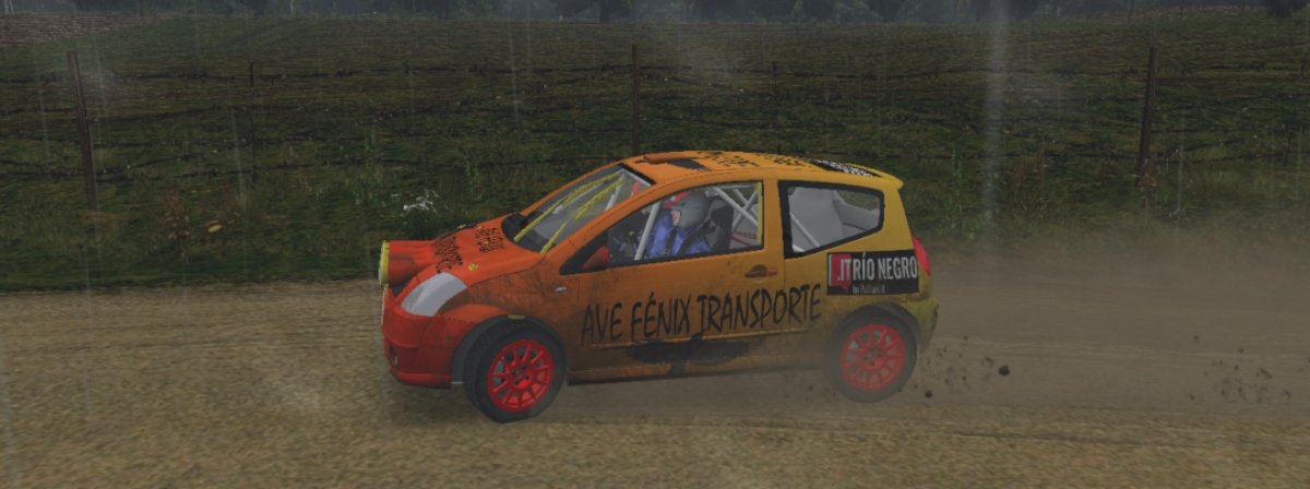 1º podio del piloto Ramiro Rosetani en Rally Virtual