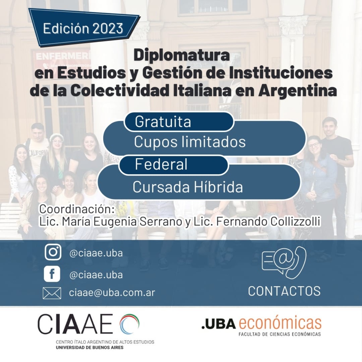 El CIAAE y su nueva edición de la diplomatura